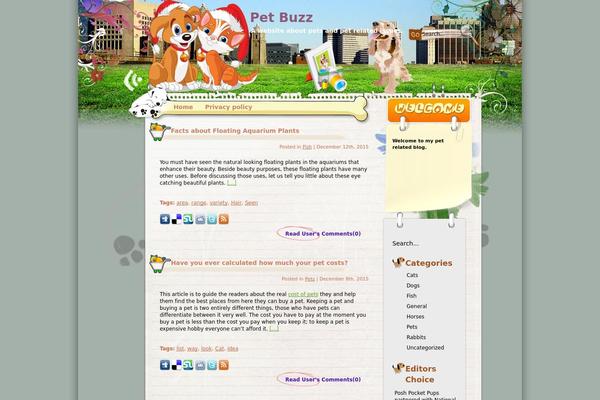 pet-buzz.com site used Pet-boss