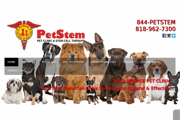 pet-stem.com site used Spa