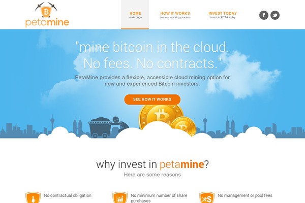 peta-mine.co site used Petamine