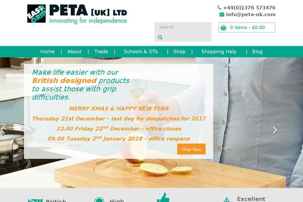 peta-uk.com site used Petauk-easigrip