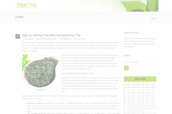 petal-tea.net site used matrix