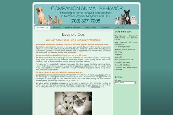 petbehaviorist.com site used Petbehaviorist_theme