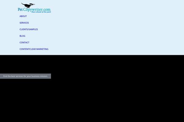 petcopywriter.com site used Petcopywriter