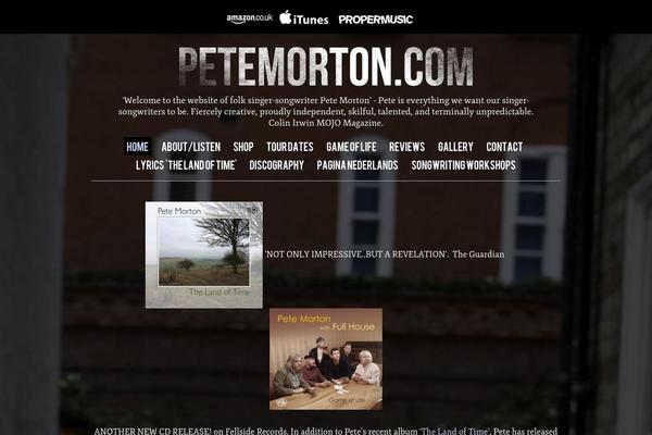 petemorton.com site used Toddmotto-html5-blank-wordpress-theme-2767268