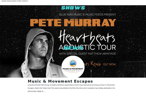 petemurray.com site used Petemurray