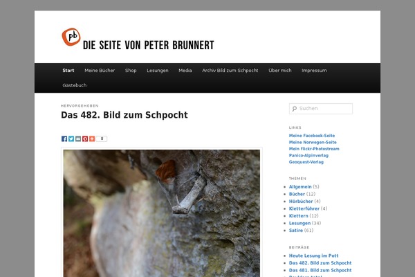 WordPress website example screenshot