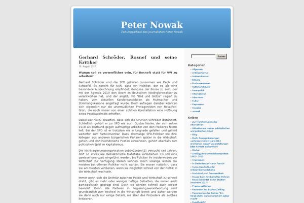 peter-nowak-journalist.de site used Default