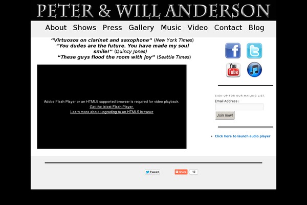 peterandwillanderson.com site used Peterandwillanderson