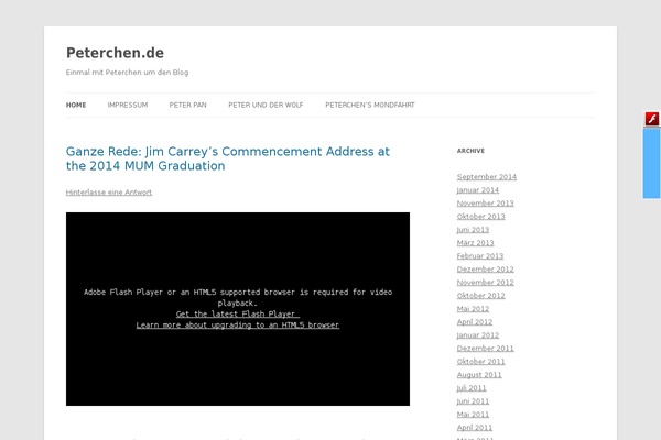 Twenty Twelve theme site design template sample