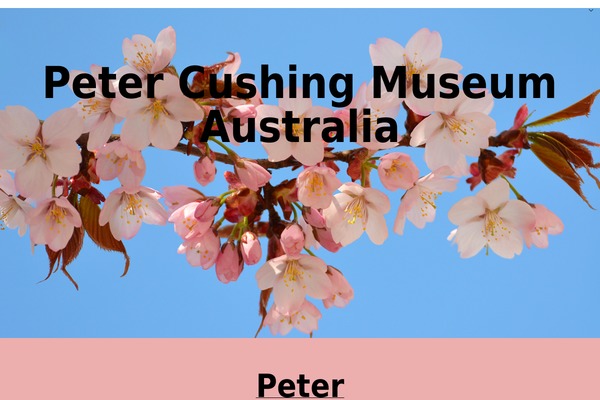 petercushingmuseum.com site used Cherish
