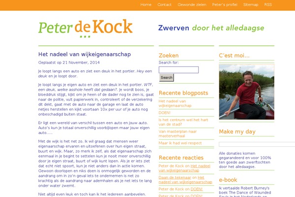 peterdekock.nl site used Vertigo-3column