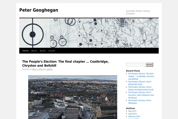 Twenty Ten theme site design template sample