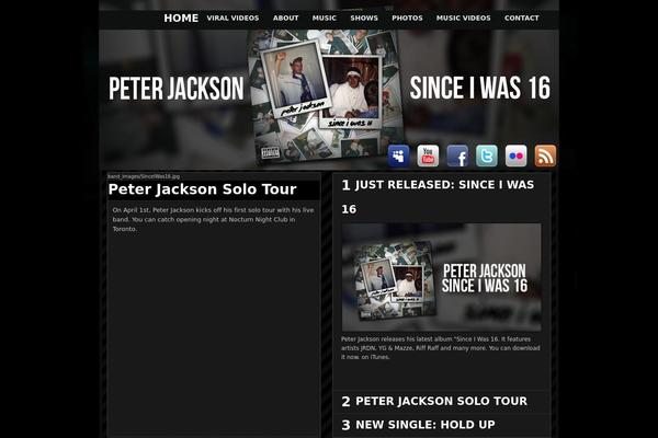 peterjacksonmusic.ca site used Peterjackson