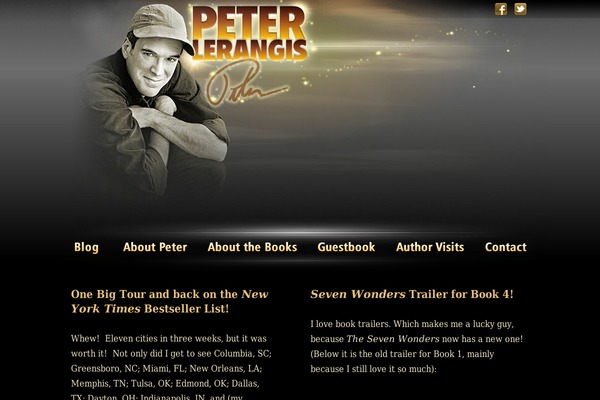 Peter theme site design template sample