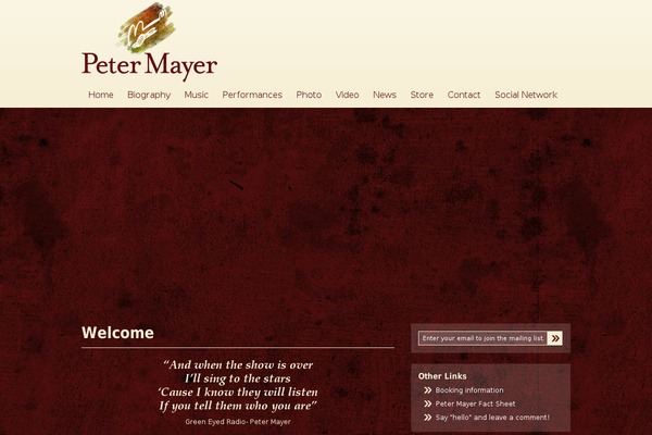 petermayer.com site used Sdgstock