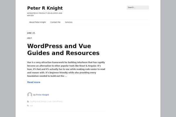WordPress website example screenshot