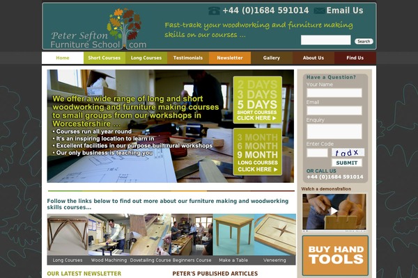 WordPress website example screenshot
