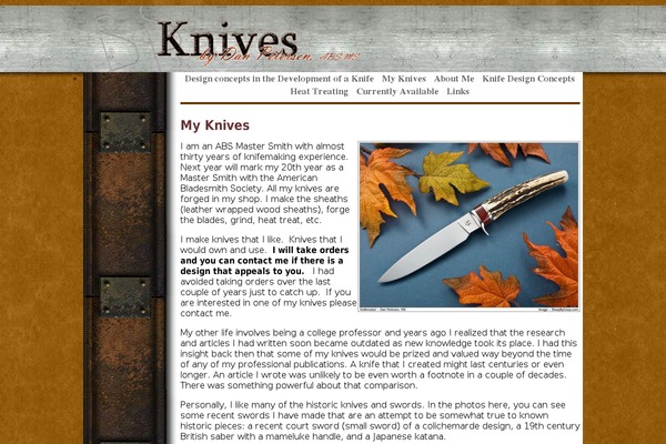 petersenknives.com site used Classic