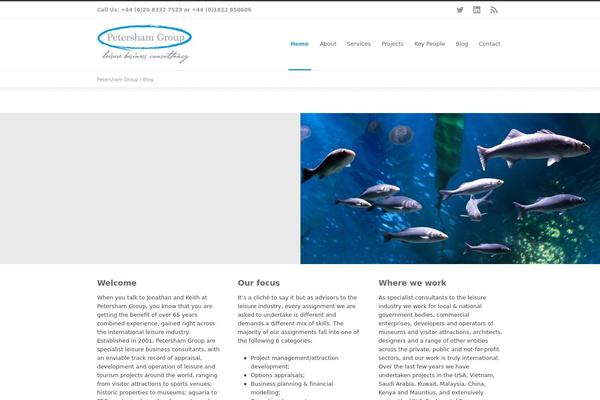 WordPress website example screenshot