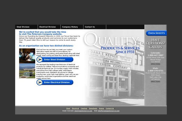 WordPress website example screenshot