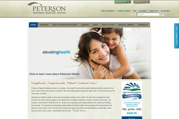petersonrmc.com site used Peterson-healthcare