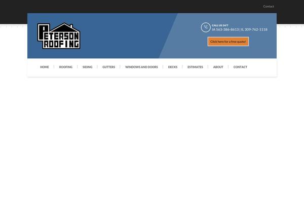 WordPress website example screenshot