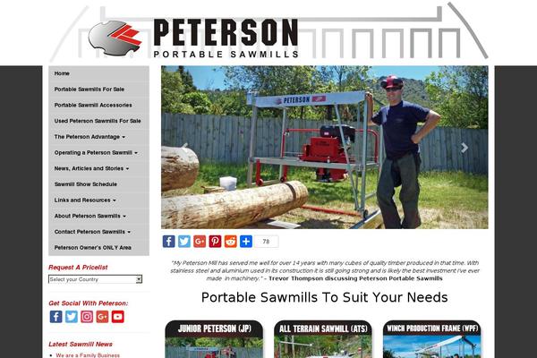 petersonsawmills.com site used Petersons2.0