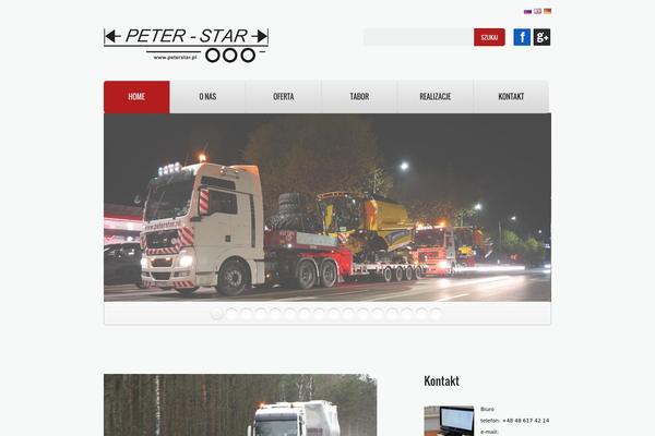 peterstar.pl site used Theme1776