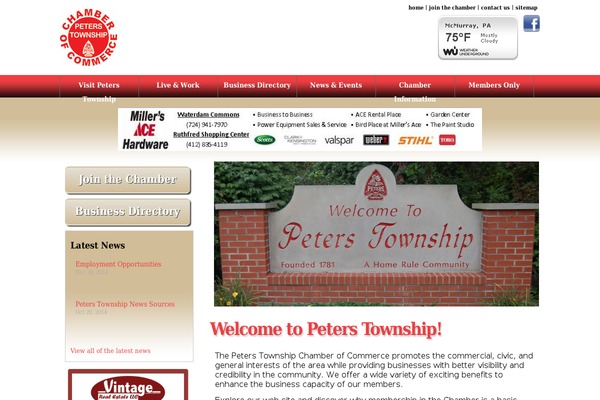 peterstownshipchamber.com site used Njf