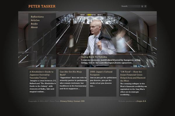 petertasker.asia site used Peter-tasker-theme
