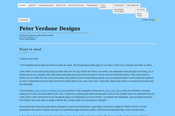 peterverdone.com site used Generateverdone
