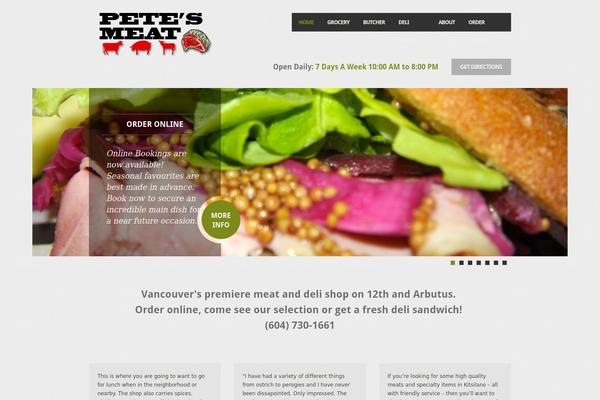 Feast theme site design template sample