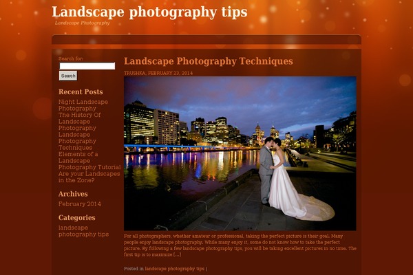 petesastrophotography.com site used Premium Modern Orange