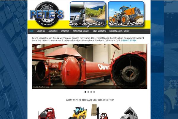 petesrs.com site used Pete-s-road-services