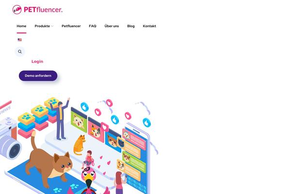 petfluencer.com site used Onum-child