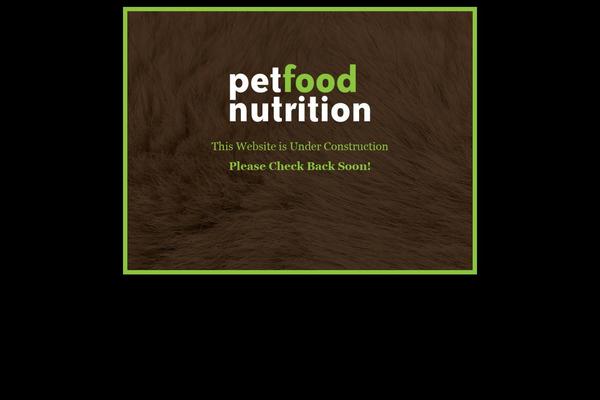 petfoodnutrition.com site used Petfood