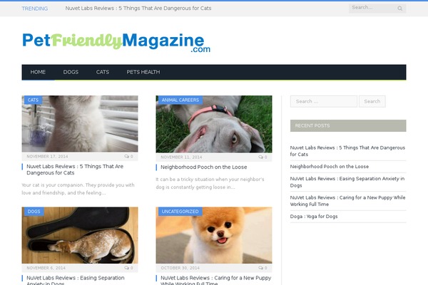 petfriendlymagazine.com site used SmartMag