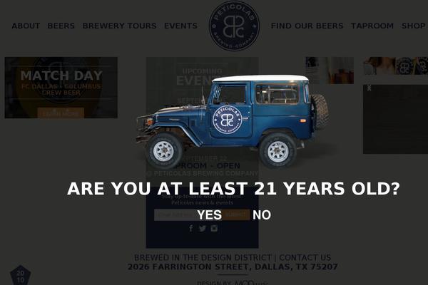 peticolasbrewing.com site used Peticolas