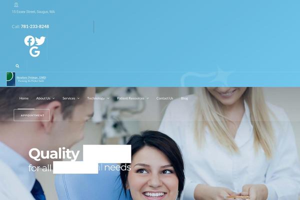 BeClinic theme site design template sample