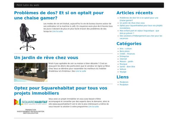petit-lutin.fr site used WP StrapSlider Lite