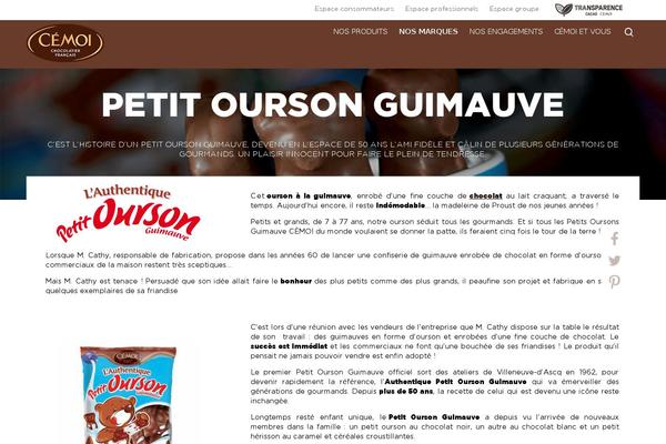 petitourson.fr site used Petitourson
