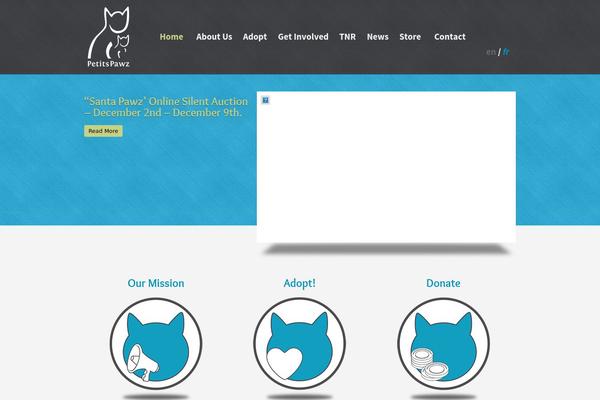 Amphibious theme site design template sample