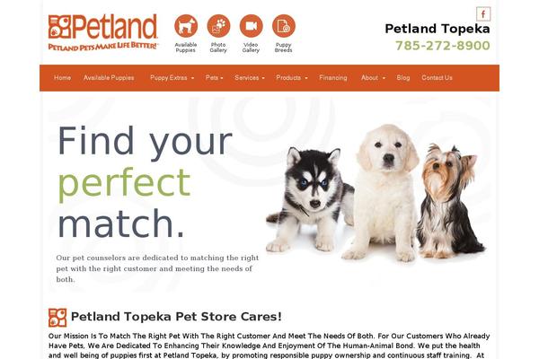 Site using Petland plugin