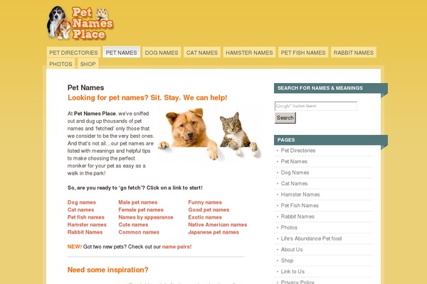 Mainstream theme site design template sample