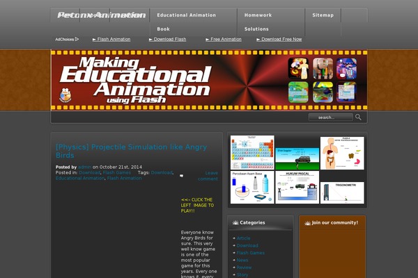 petonx-animation.com site used Ikarus