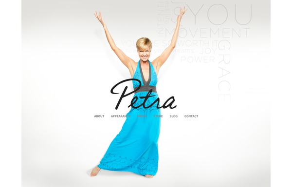 Petra theme site design template sample