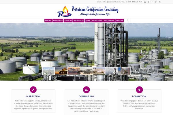 WordPress website example screenshot