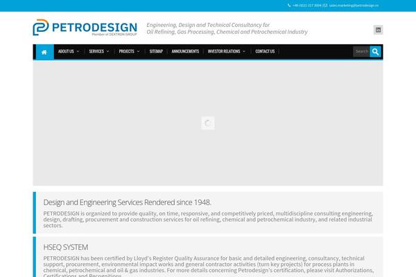 petrodesign.ro site used Petrodesign