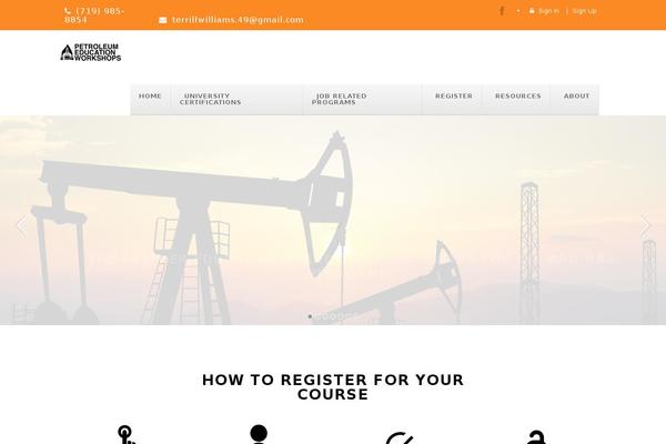 petroleumeducationworkshops.com site used Clevercourse-v1-21