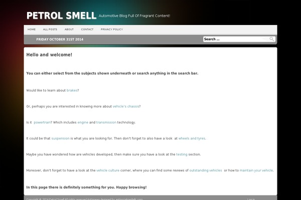 petrolsmell.com site used Antisnews